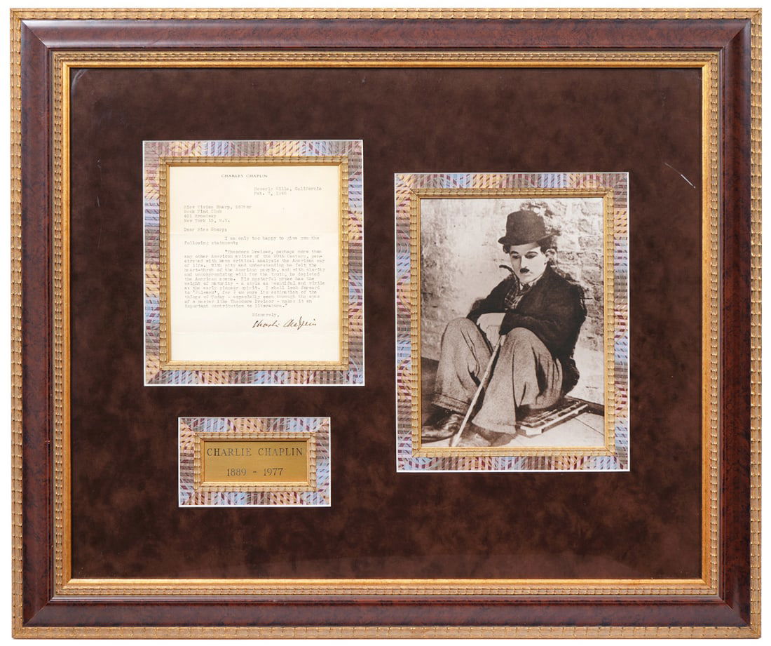 Charlie Chaplin Assemblage Framed (1 of 8)