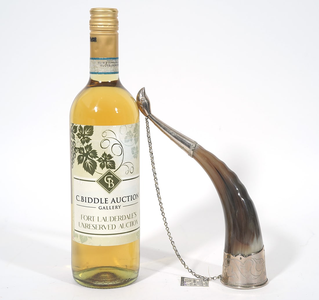 Russian Silver and Horn Drinking Cup (1 of 8)