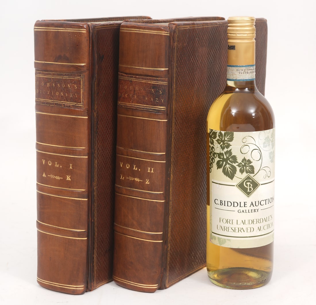 Johnson's Dictionary Two Volumes 1799 (1 of 13)