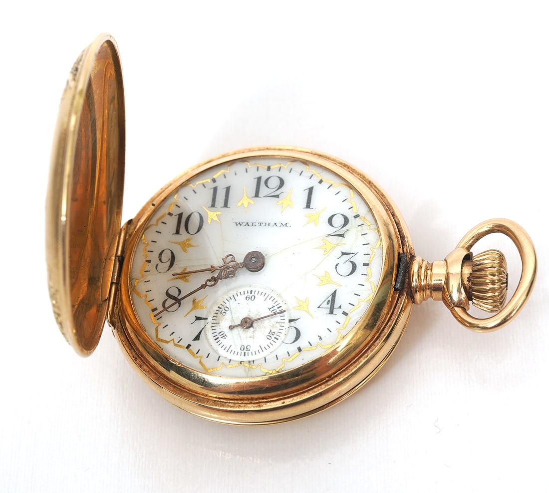 Waltham 16 Jewels 14K YG Lady's Pocket Watch (1 of 9)