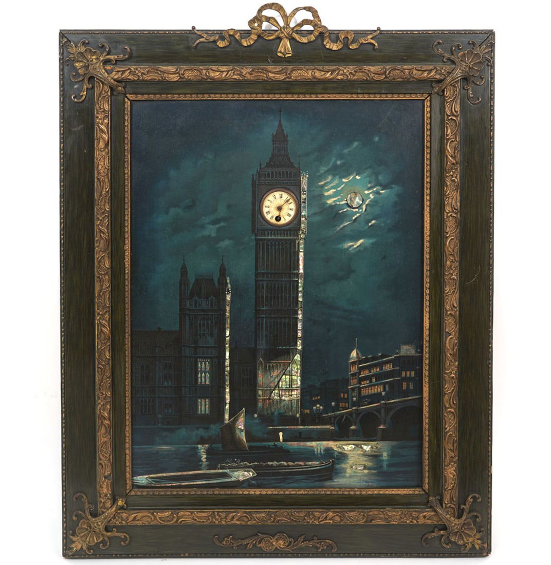English Big Ben Painting with Clock and MOP (1 of 9)