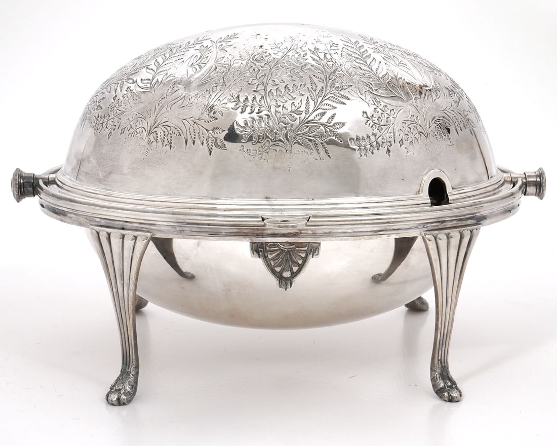 W. Hutton English Silver-Plate Revolving Tureen (1 of 9)