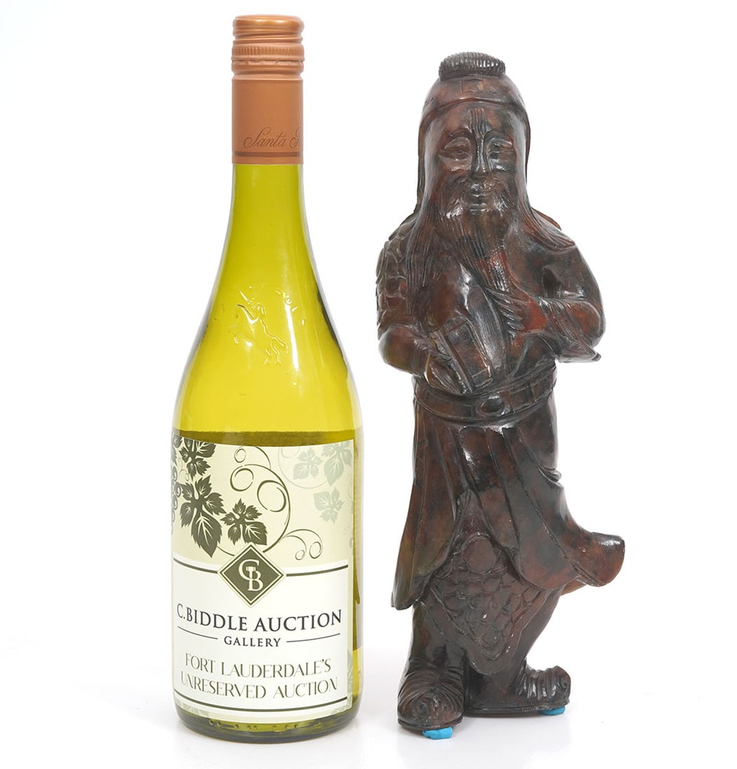 Chinese Hand-Carved Hardstone Scholar Figure (1 of 7)