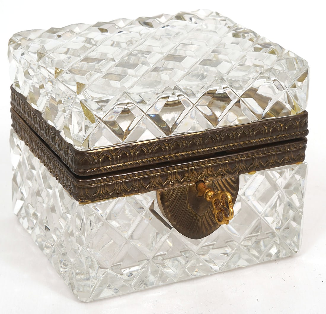 French Cut-Crystal Bronze Mounted Box (1 of 6)