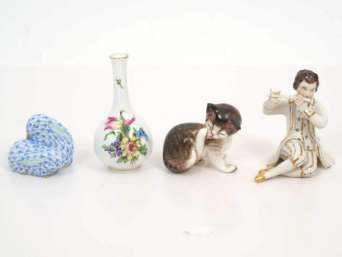 Group of four Porcelain Miniatures (1 of 8)