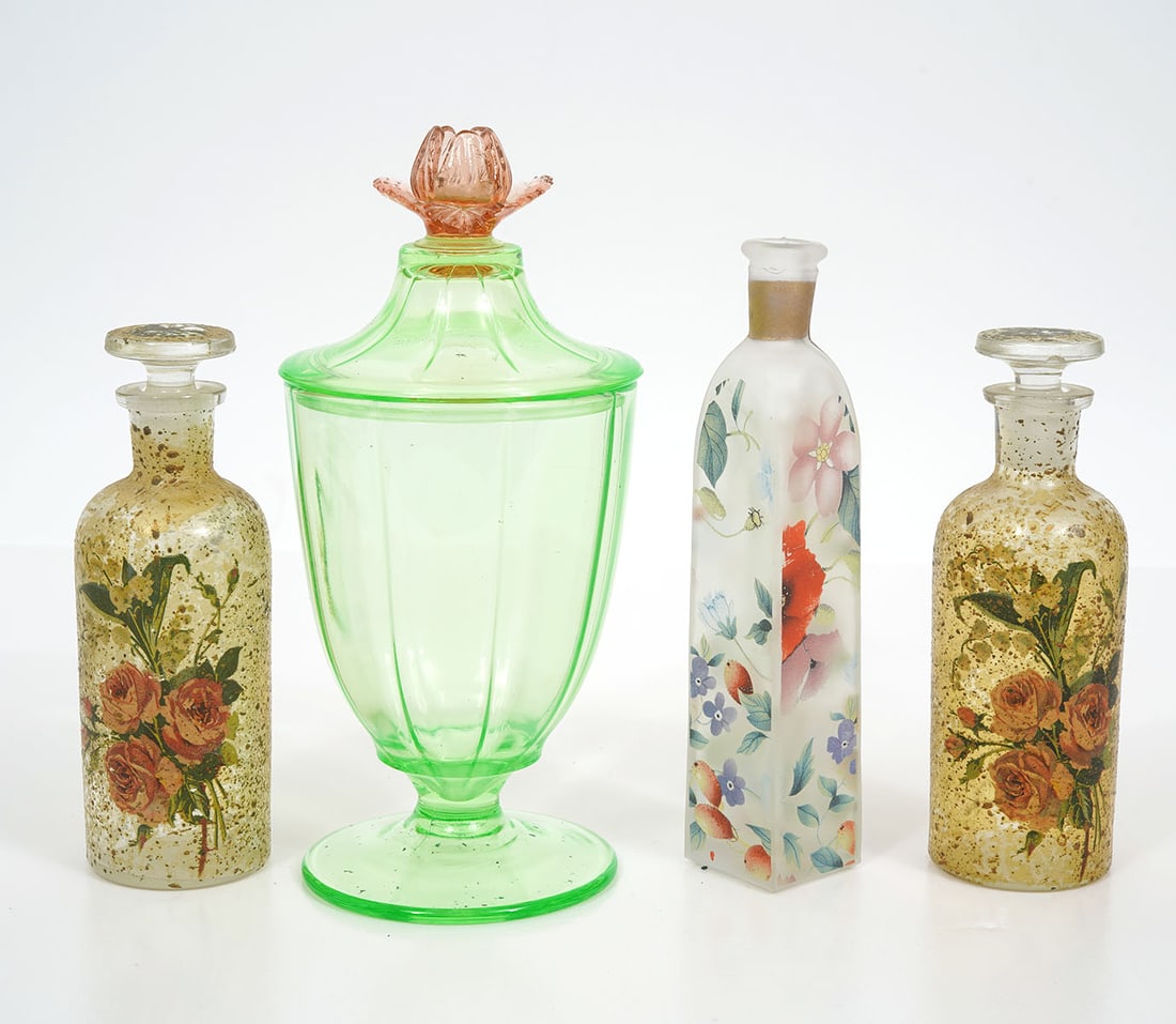 Group Four Glass Vanity Objects (1 of 7)