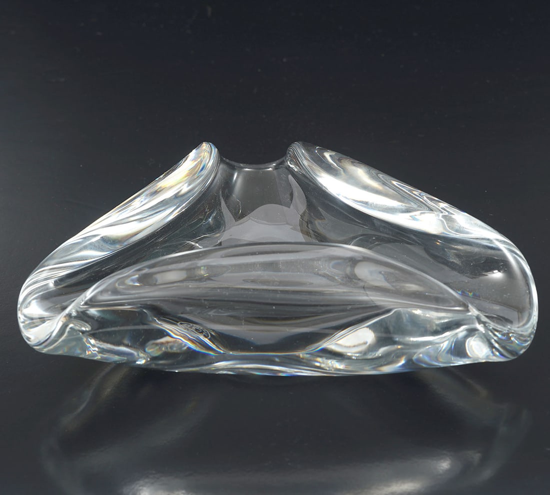 Baccarat Crystal Triangular Cigar Ashtray (1 of 5)