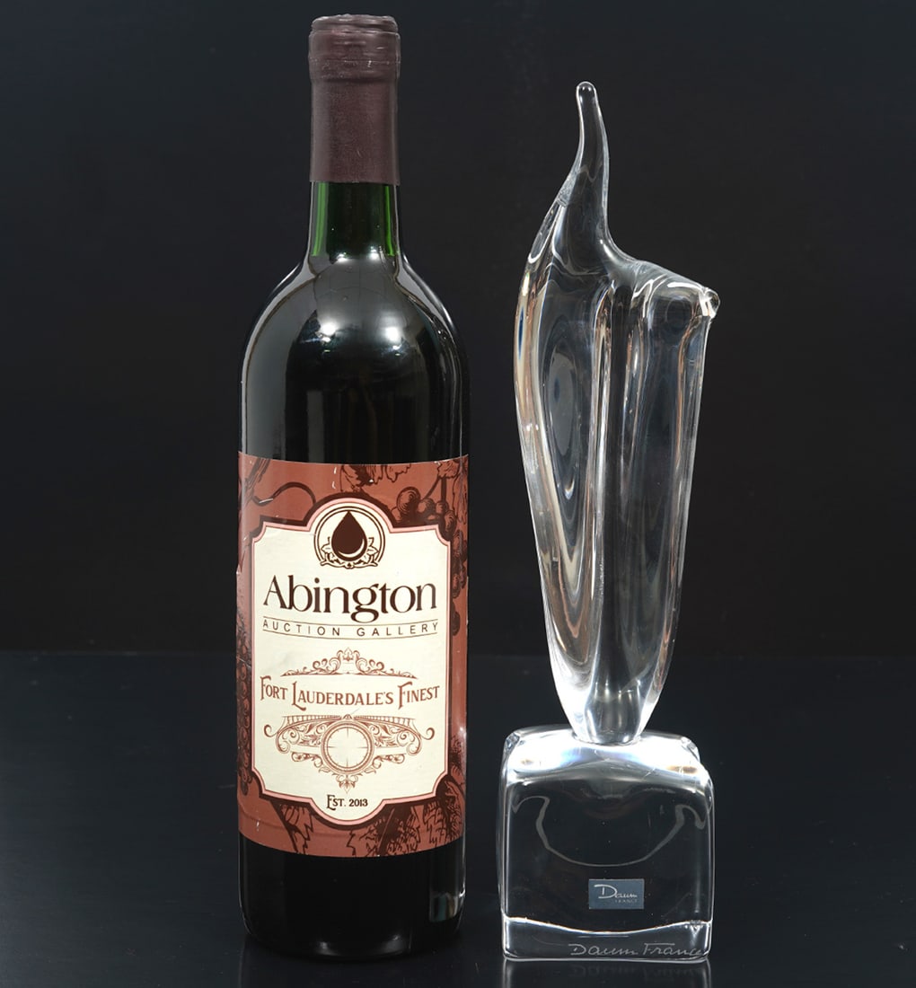 Daum French Crystal "Flame" Sculpture (1 of 6)