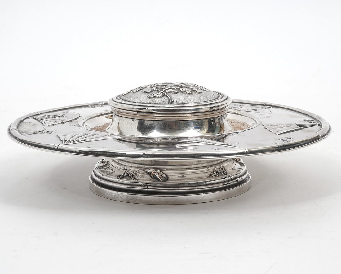 Elkington English Silver-Plate Inkwell (1 of 7)