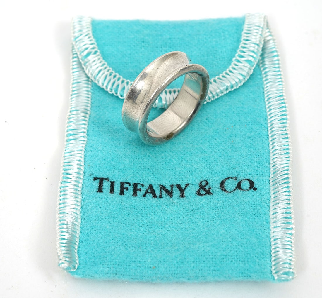 Tiffany & Co Sterling Silver 1837 Ring (1 of 4)