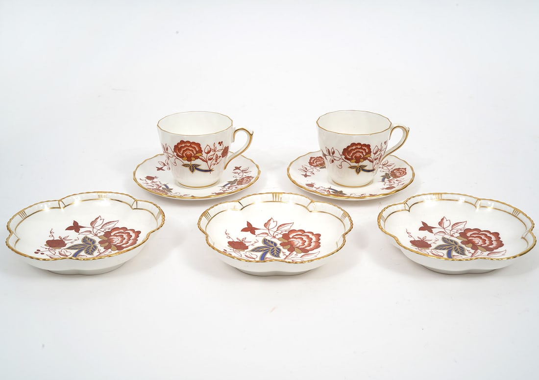 Royal Crown Derby 7Pc Porcelain Group (1 of 8)