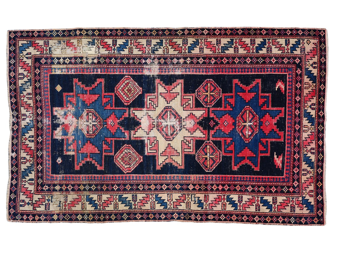 Caucasian Lesghi Kuba Star Design Carpet (1 of 8)