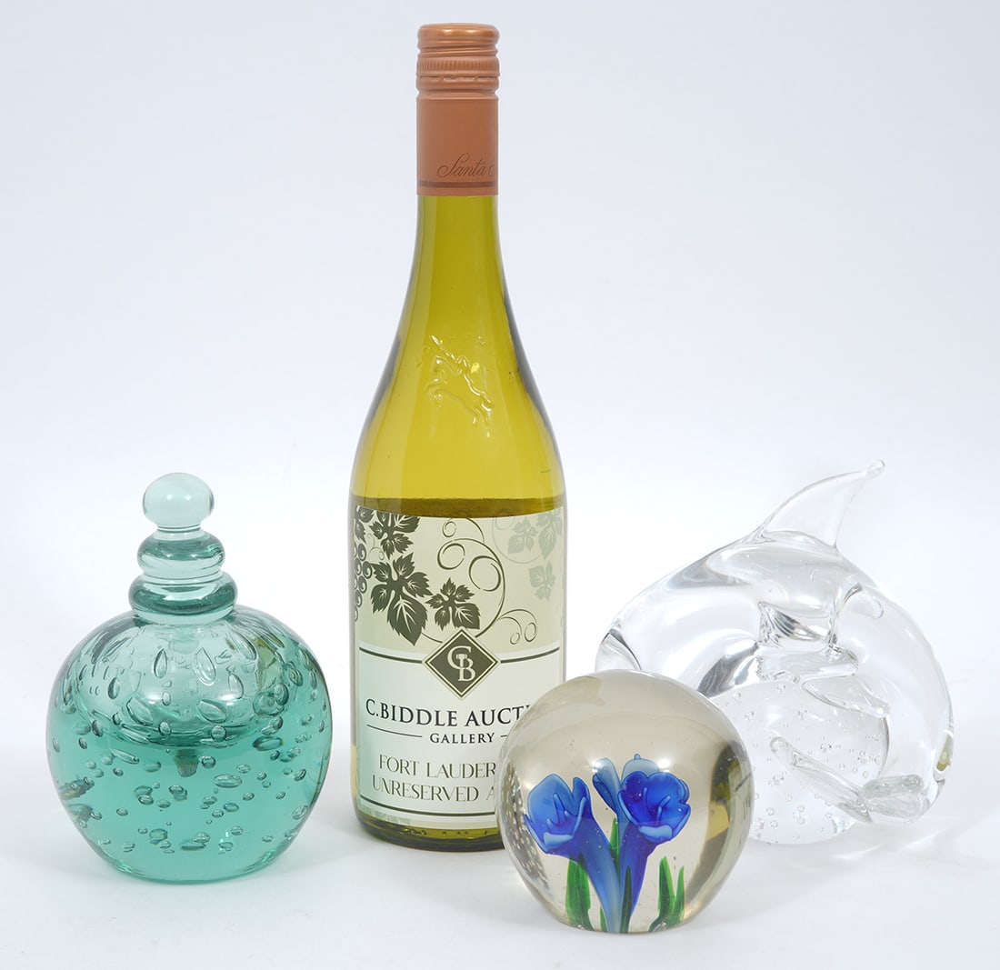 Three Art Glass Objects (1 of 8)