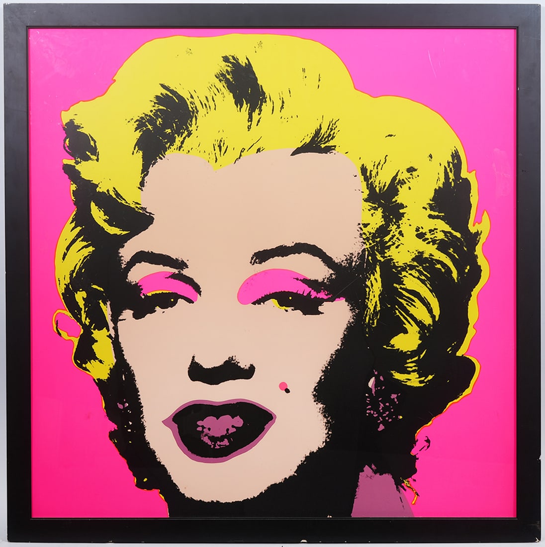After Warhol Marylin Monroe Print Framed (1 of 5)