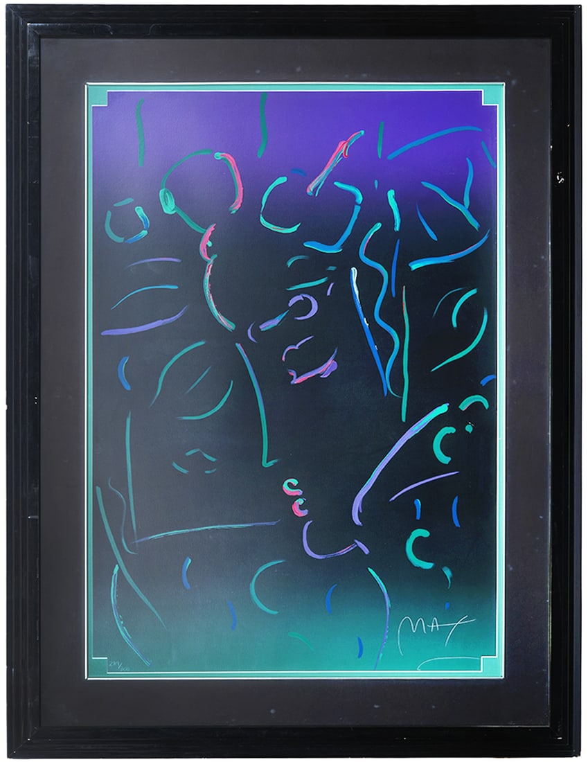 Peter Max "Midnight Profile" Serigraph S/N (1 of 6)