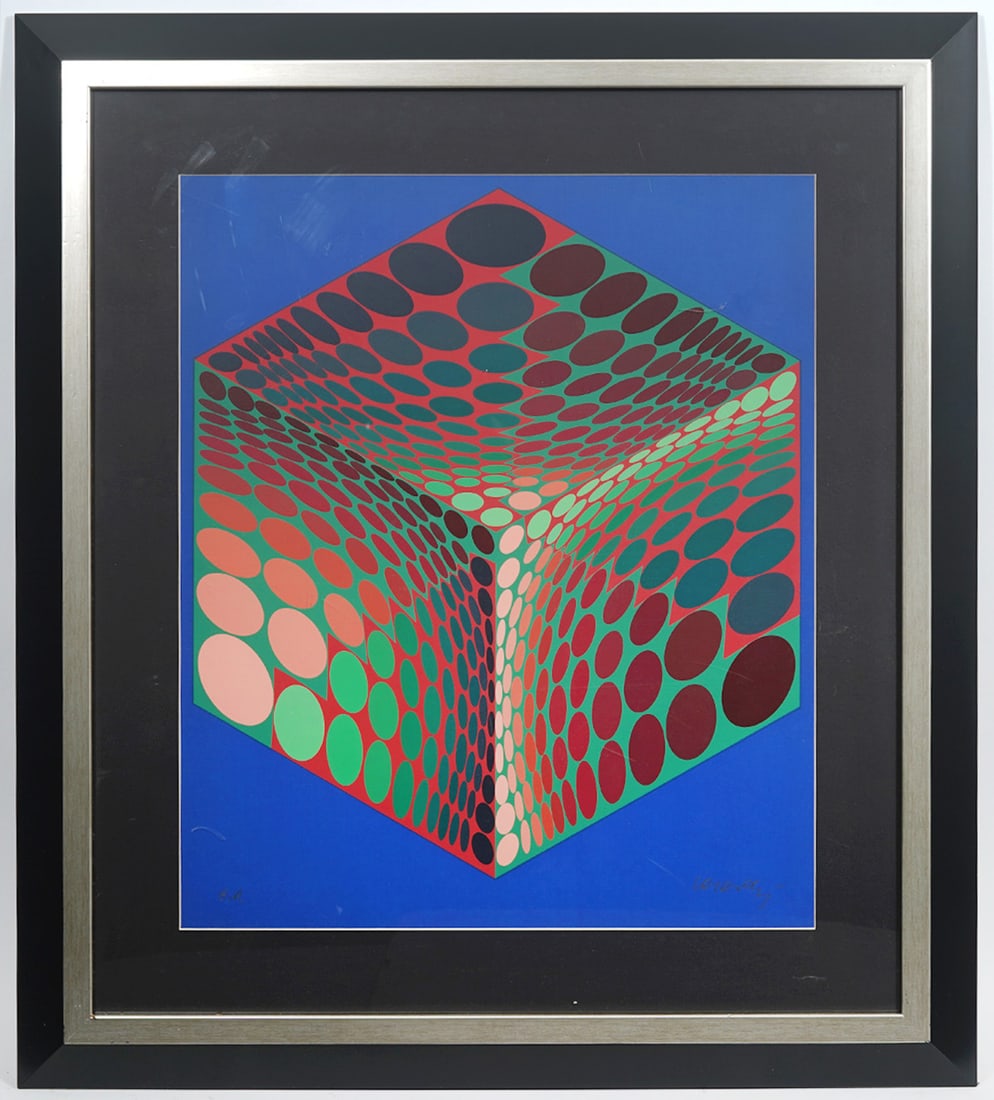 Victor Vasarely "Paramenide" Serigraph S/N (1 of 6)