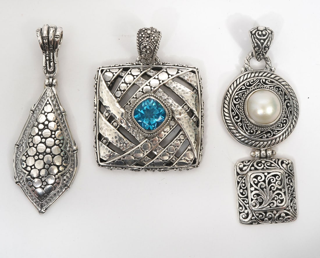 Three Sarda Sterling Silver Pendants (1 of 7)