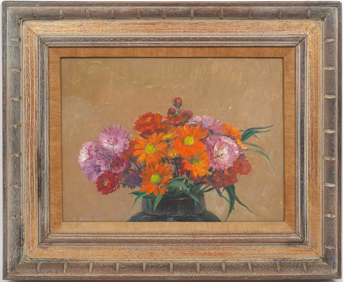 Louis Sloan Floral Still Life Oil Painting (1 of 6)