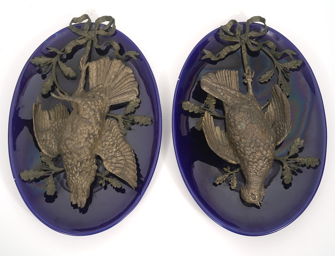 Pair of French Bronze Game Plaques (1 of 6)