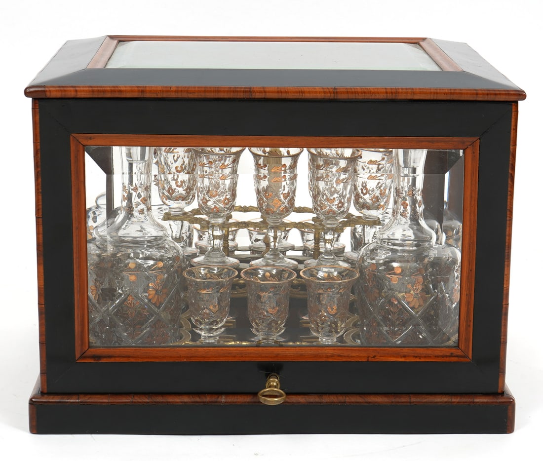 Tantalus Cordial Set Napoleon III Style (1 of 14)