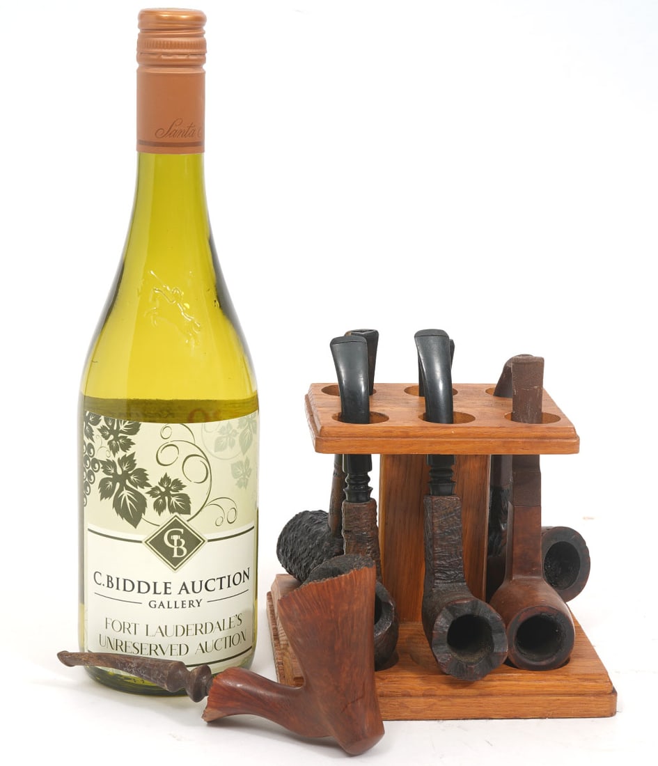 Seven European Pipes with Stand (1 of 5)