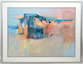 Harold E. Larsen Mixed Media Painting