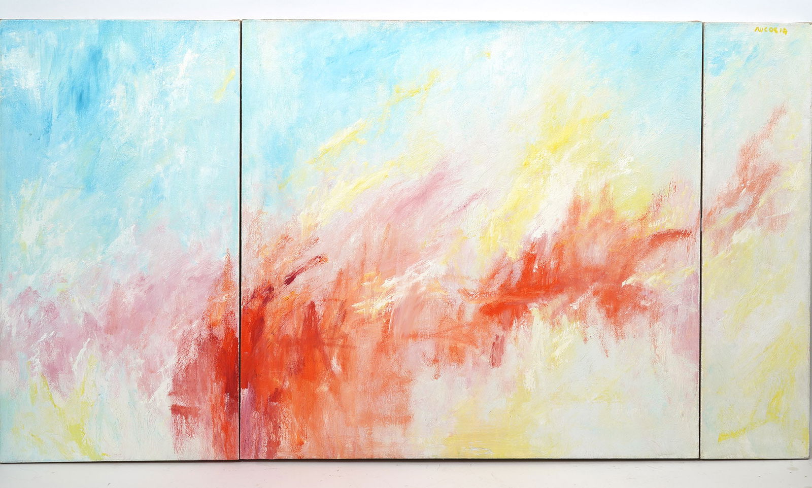 Diana Nicosia 'Maremma Memories' Triptych O/C (1 of 6)