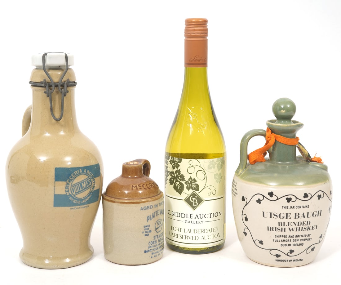 Three Glazed Pottery Jugs (1 of 12)