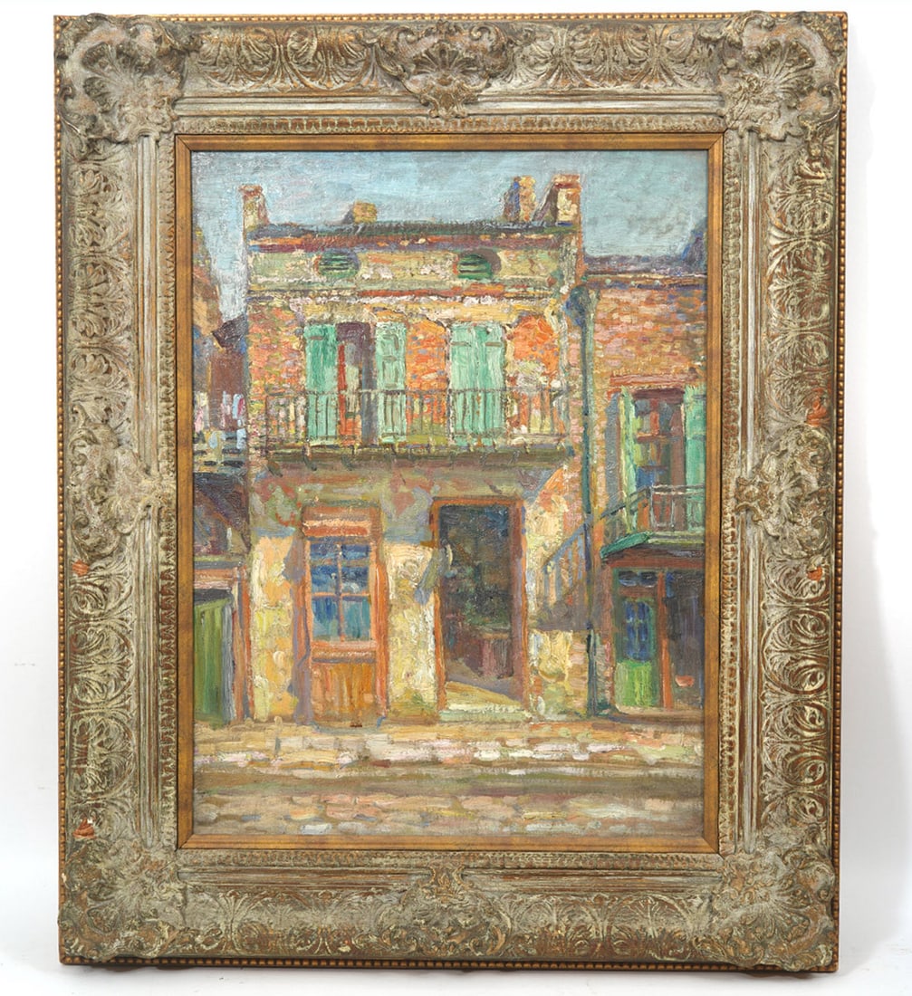 New Orleans French Quarter O/B Painting (1 of 4)