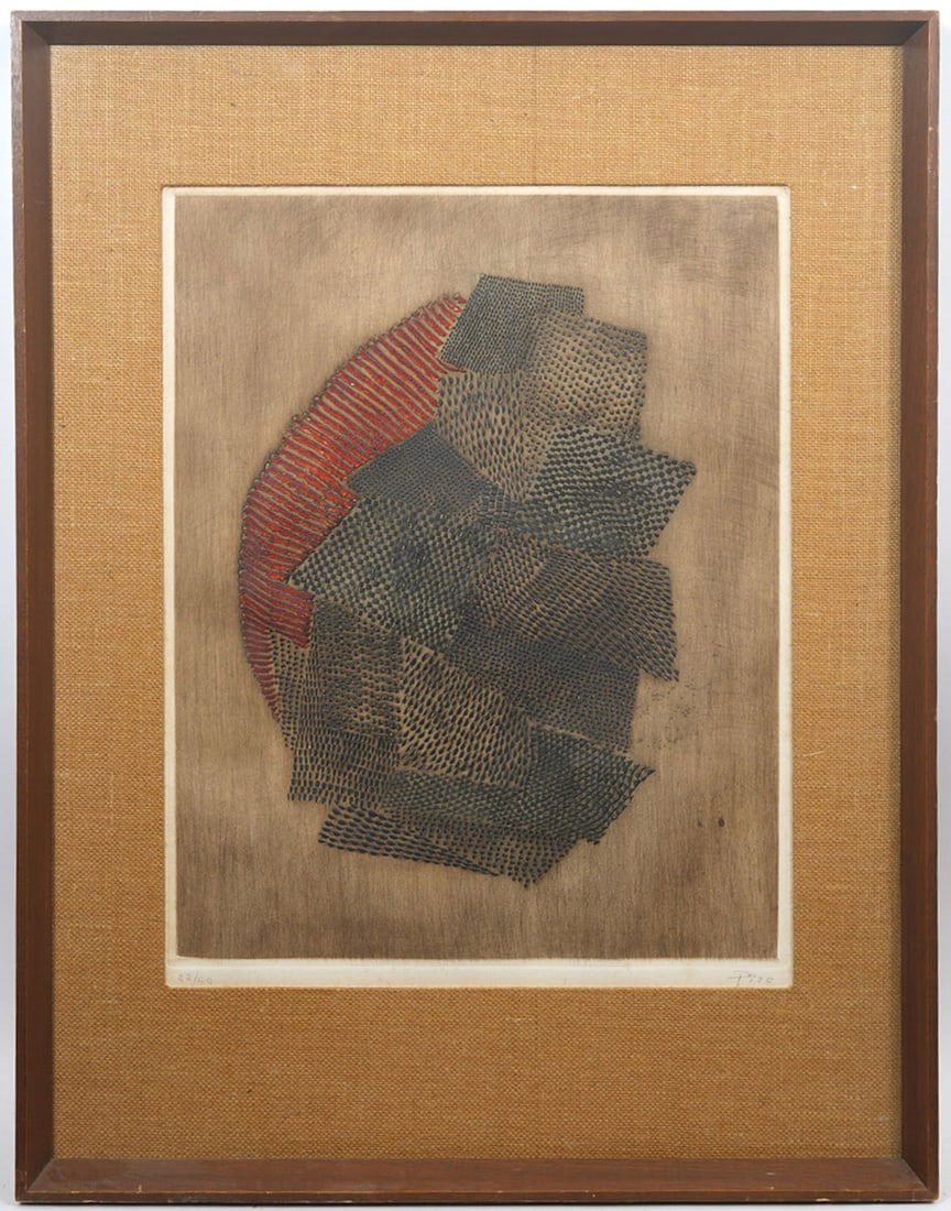 Arthur-Luis Piza Signed Color Etching & Aquatint (1 of 7)