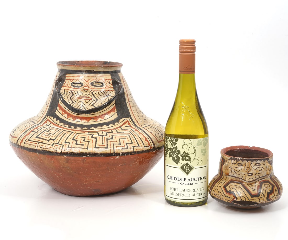 2 Shamanistic Native American Pottery Vessels (1 of 12)