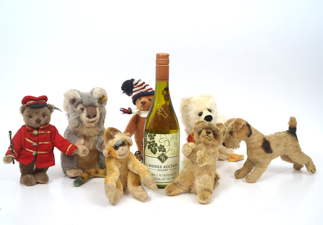 Group of 7 Steiff Toy Animals (1 of 9)