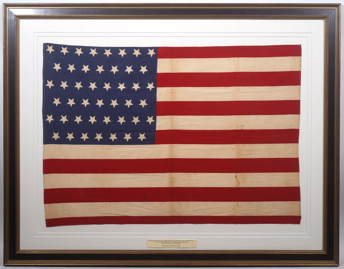 United States 45 Star Flag Framed (1 of 5)