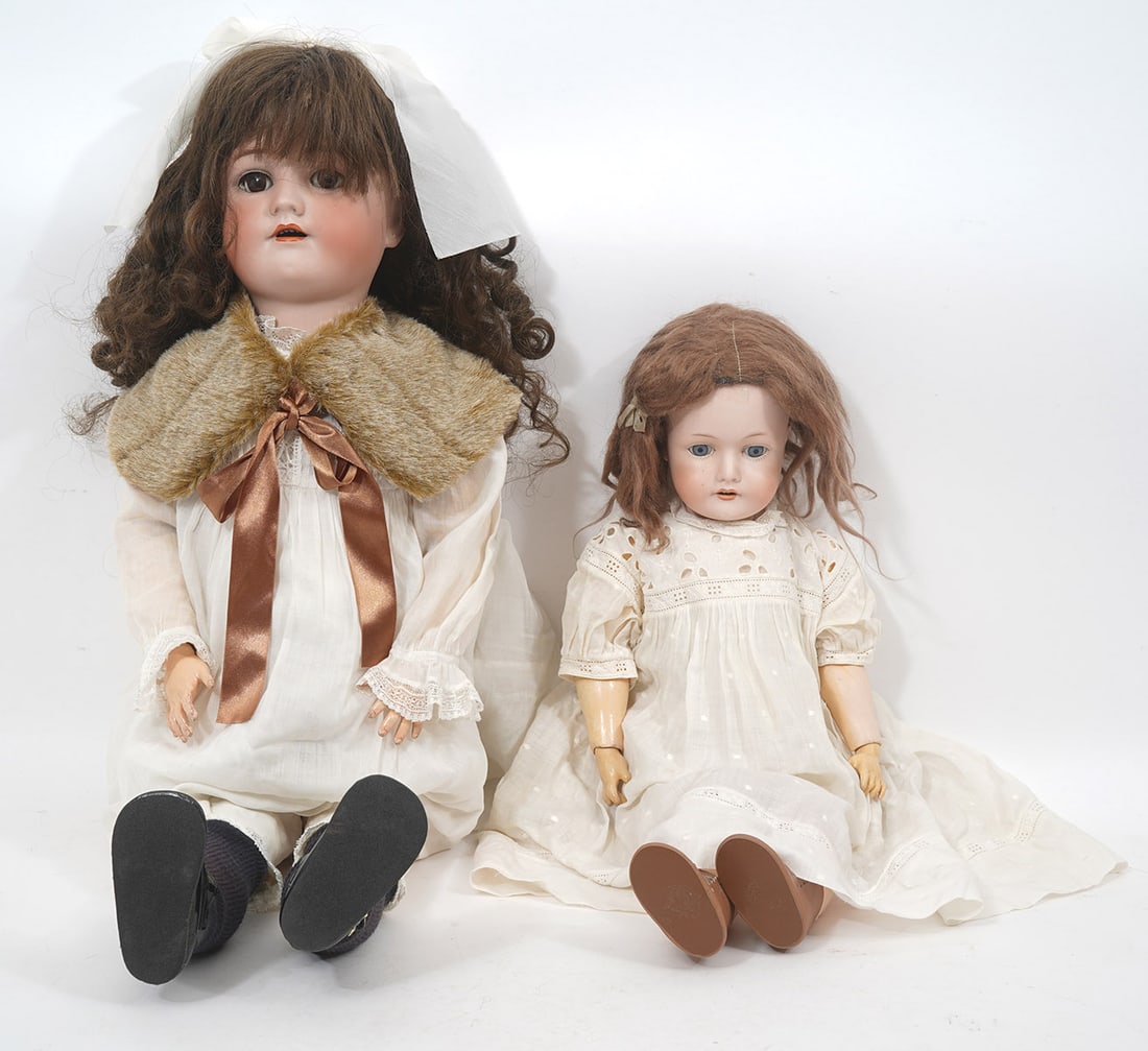Two German Bisque Dolls Bergman & Handwerck (1 of 9)