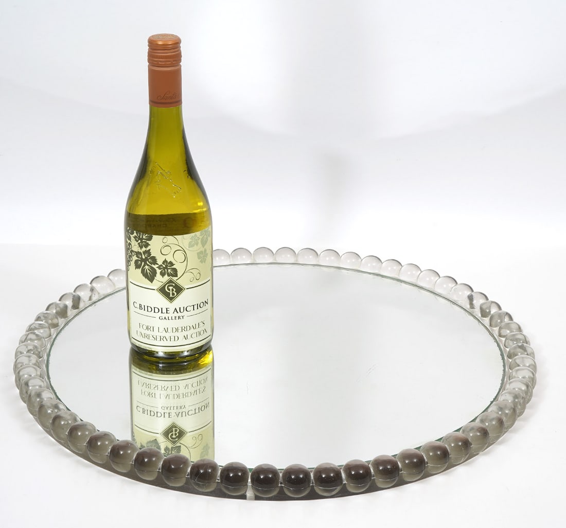 Rene Lalique "Perles" Beaded Mirror (1 of 10)