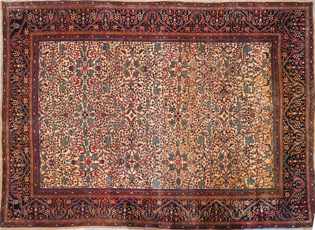 Fine Antique Sarouk Rug / Carpet (1 of 13)