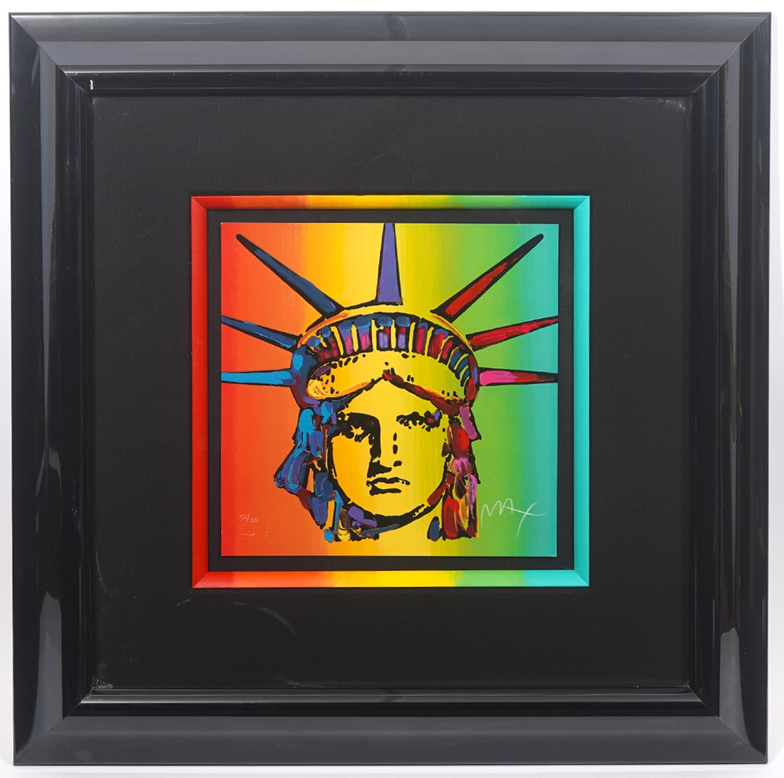 Peter Max "Liberty Head" Lithograph S/N (1 of 5)