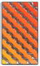 Modern Acrylic Orange Mixed Media Wall Art