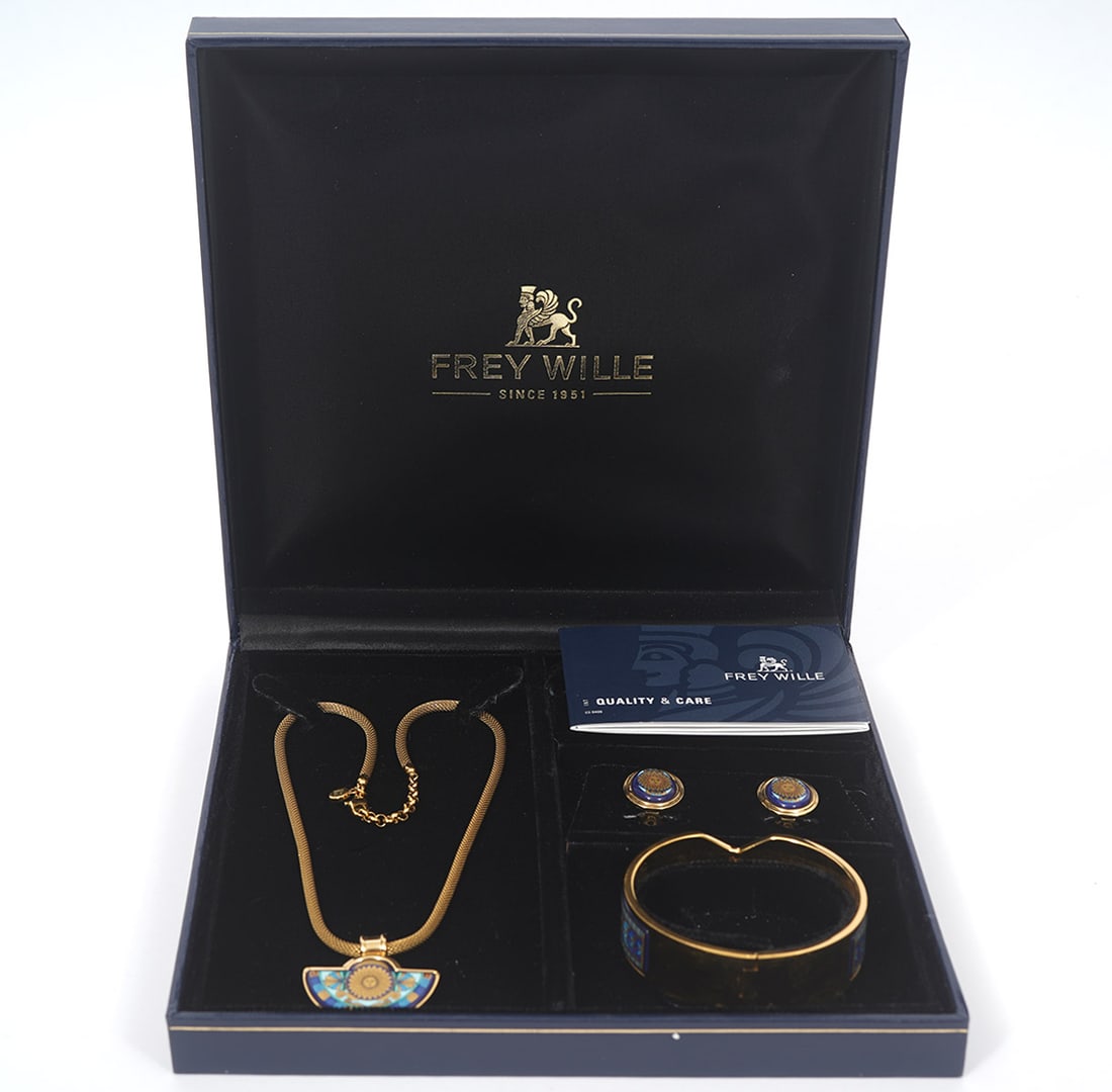 Frey Wille Enamel Matching Jewelry Set (1 of 9)