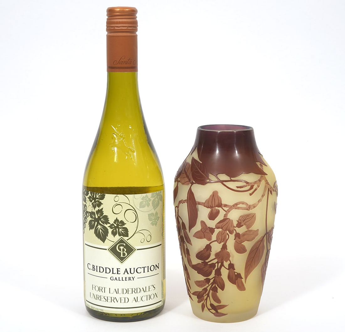 After Galle Cameo Glass Miniature Vase (1 of 7)