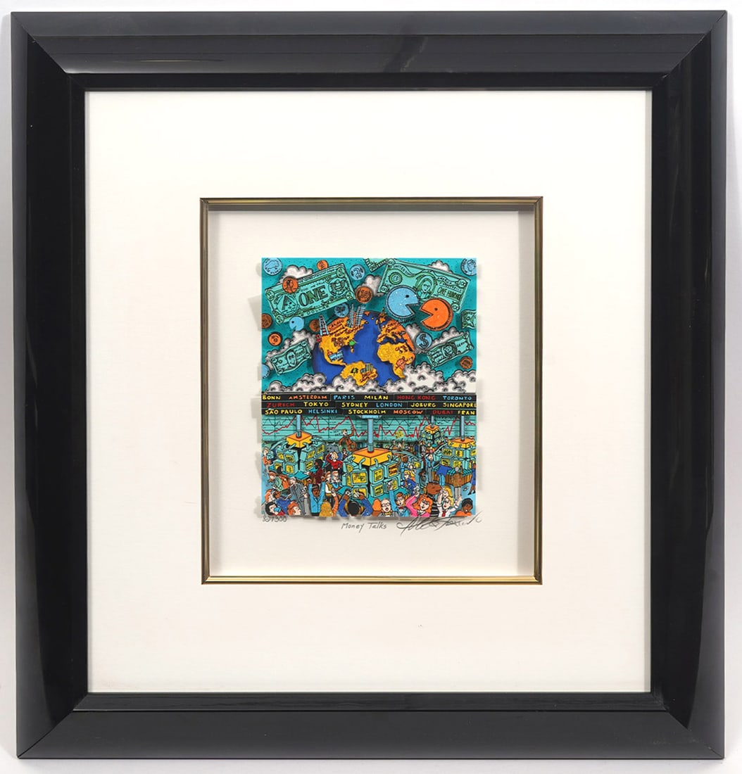 Charles Fazzino 'Money Talks' 3-D Print (1 of 4)