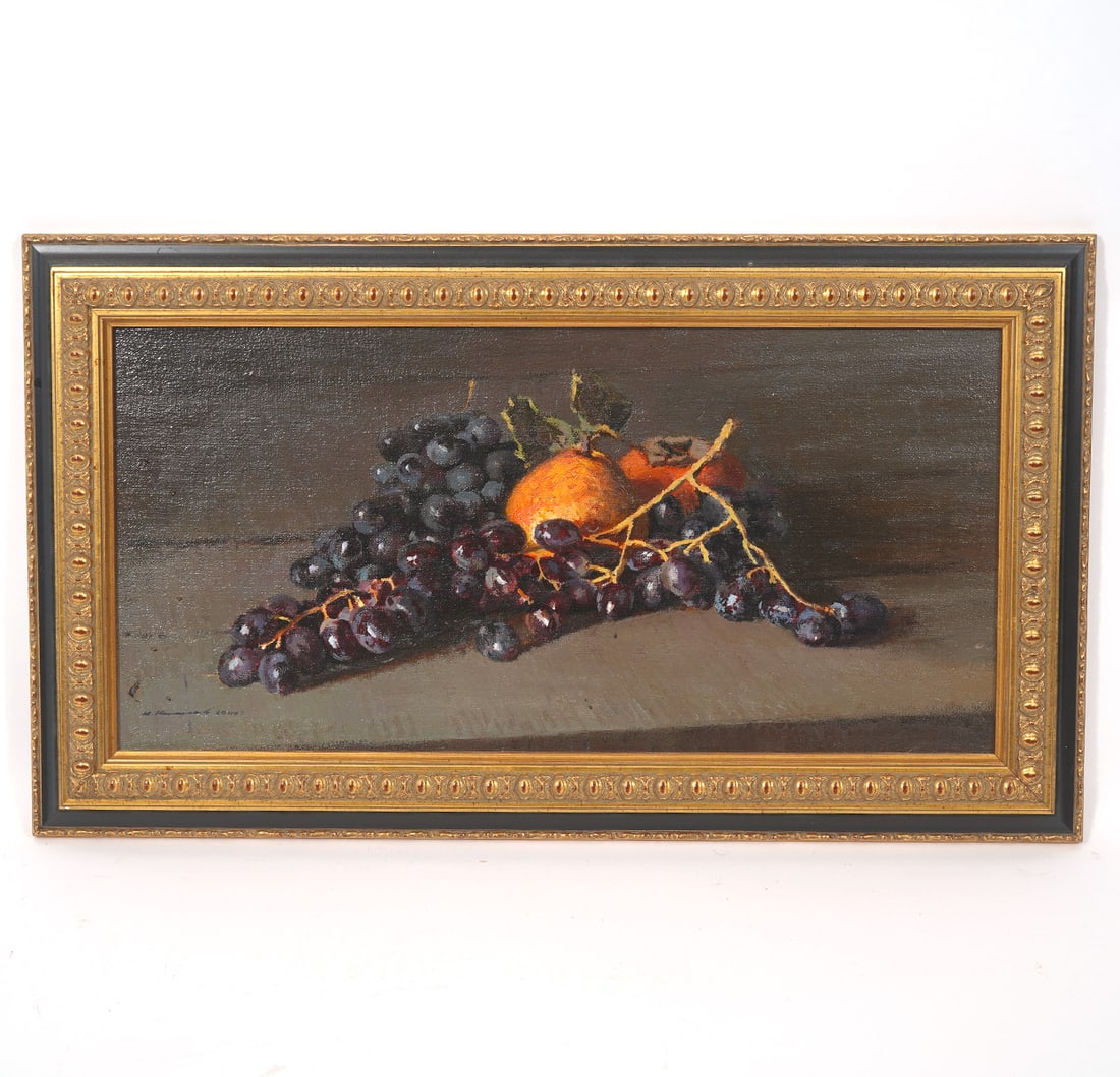 Contemporary Still Life Fruit O/C Signed Painting (1 of 4)