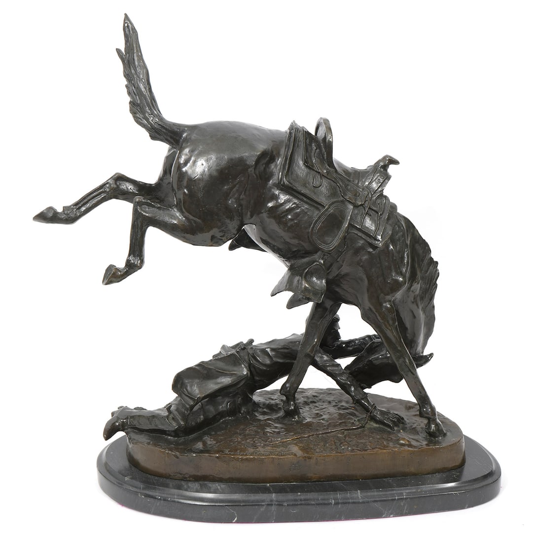 After Frederic Remington 'Wicked Pony' Sculpture (1 of 7)