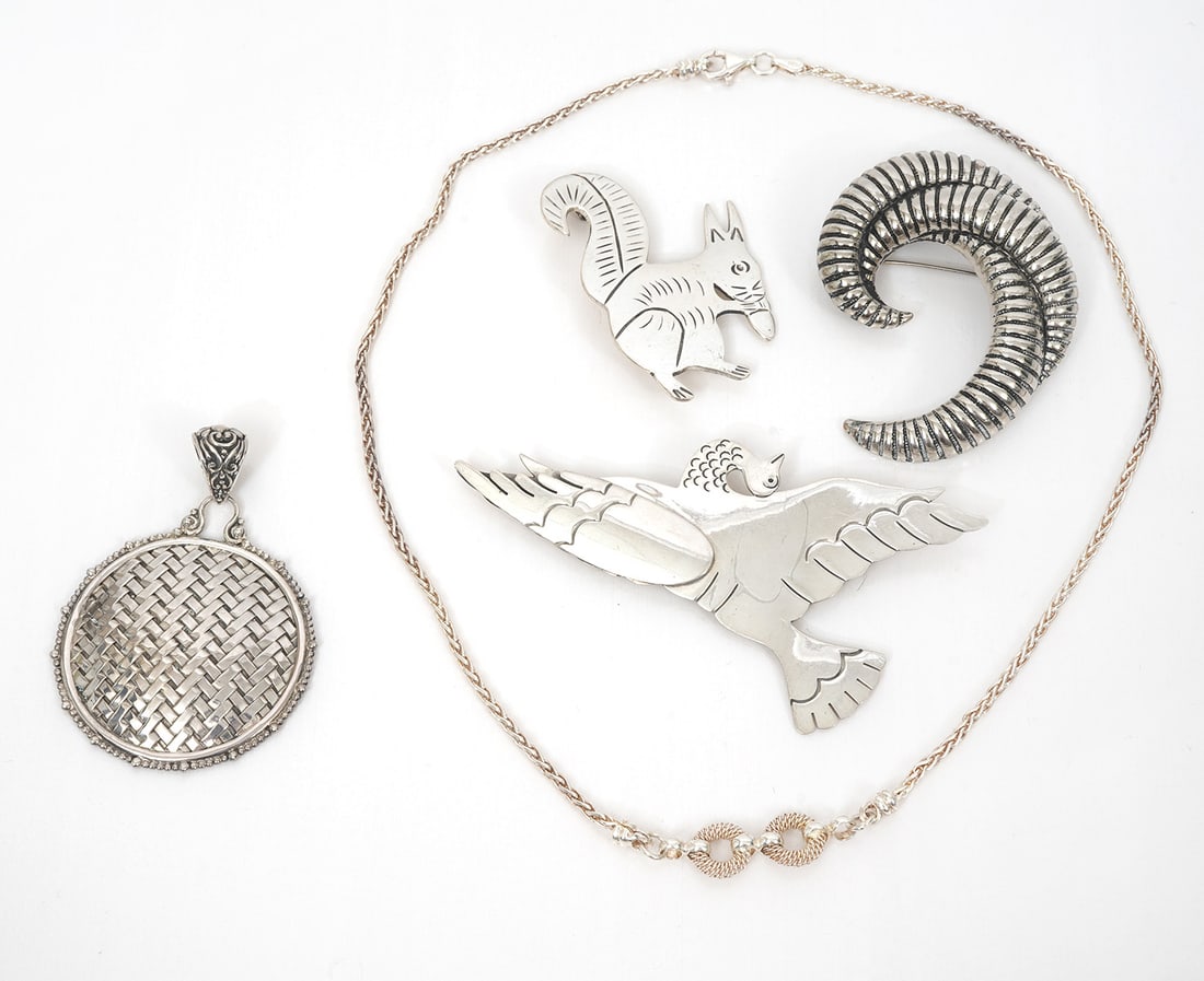 Five Assorted Sterling Pieces of Jewelry (1 of 5)