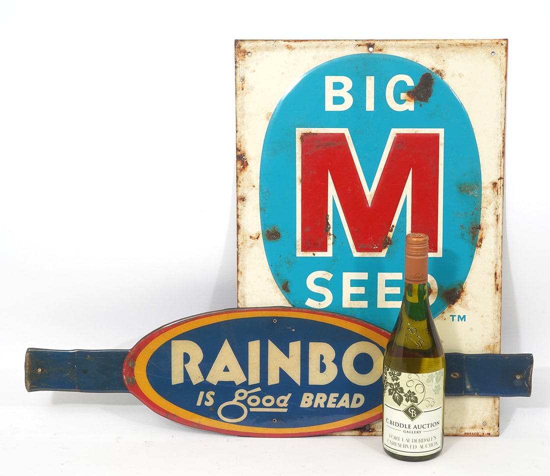 Vintage Rainbo Bred & Big M Seed Signage (1 of 7)