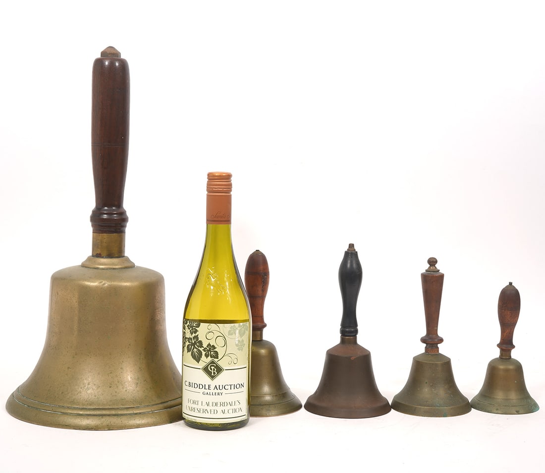 8 Brass Bells Assorted Sizes (1 of 8)