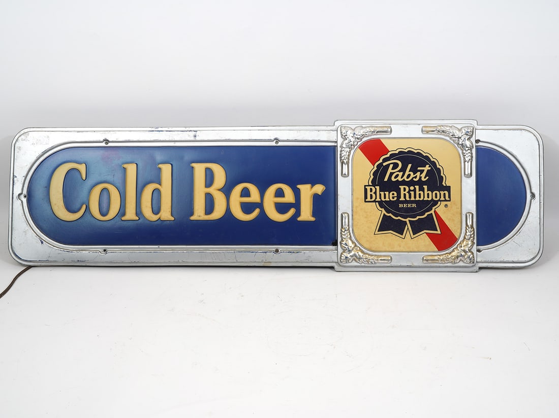 Pabst Blue Ribbon Cold Beer Sign (1 of 8)