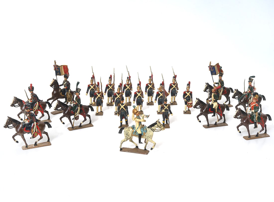 Assorted Group of CBG Mignot Lead Soldiers (1 of 12)