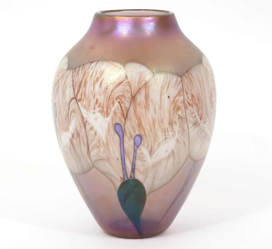 Richard Gibbons Satava Studios Art Glass Vase (1 of 9)