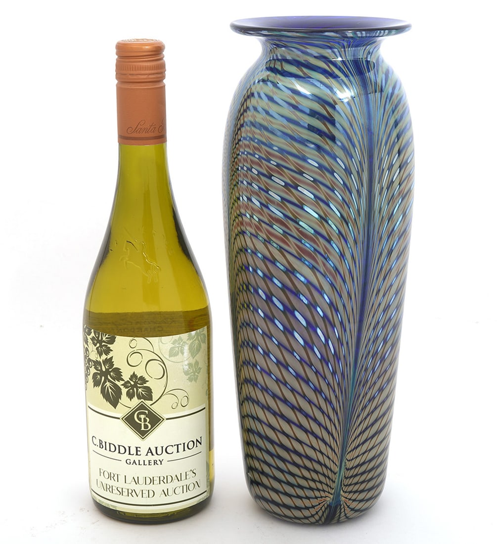 Kit Karbler & Michael David Art Glass Vase (1 of 8)